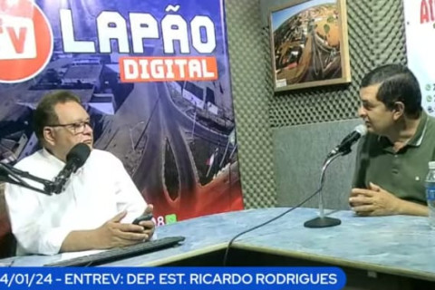 Dep. Ricardo Rodrigues fala sua trajetória na ALBA.