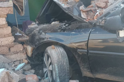 LAPÃO: Motorista perde controle da direção