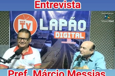 LAPÃO: Prefeito concederá entrevista de final de ano